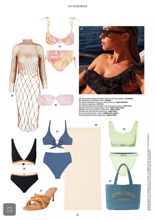 Sarah Bikini featured in L'officiel - Oceanus Swimwear