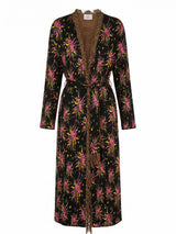 Midnight Bloom Fringe Robe
