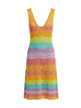 Rainbow Crochet Dress