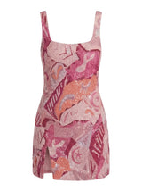 Boston Vibrant Hand-Beaded Pink Dress