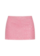 Marie Hand Beaded Premium Co-Ord Mini Skirt Multi Colour