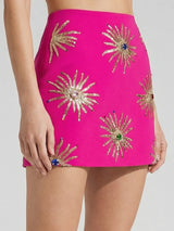 Callie Co-ord Skirt - Hot Pink