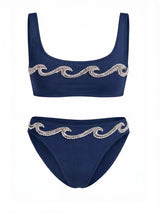 Wave Bikini Top Multi Color