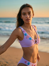 Oceanus Pearl Tide Multi-color Bikini Bottom