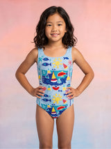 Lume Swell Kids Swimsuit Multi Colour