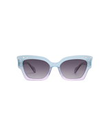 Oceanus x SOJOS Melody Sunglasses Blue