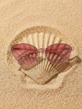 Oceanus x SOJOS Darling Sunglasses Pink