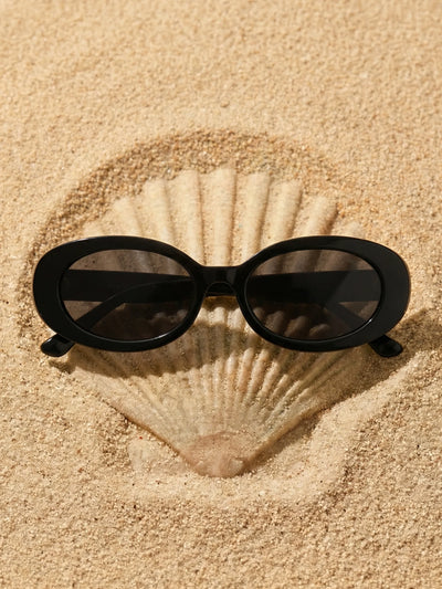 Oceanus x SOJOS Veronica Sunglasses Black