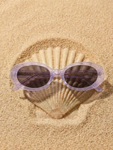 Oceanus x SOJOS Veronica Sunglasses Purple