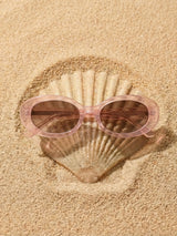 Oceanus x SOJOS Veronica Sunglasses Pink