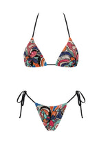 Rose Ellie Bikini Top Multi-Coloured