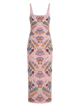 Oceanus x Zandra Rhodes Marine Mosaic Maxi Dress