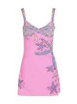 Crescent Shell Mini Dress Multi Colour