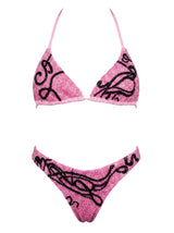 Oceanus x Bárbara Hulanicki Serpentina Pink Bikini Bottom