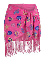 Oceanic Multi Colour Tasseled Sarong