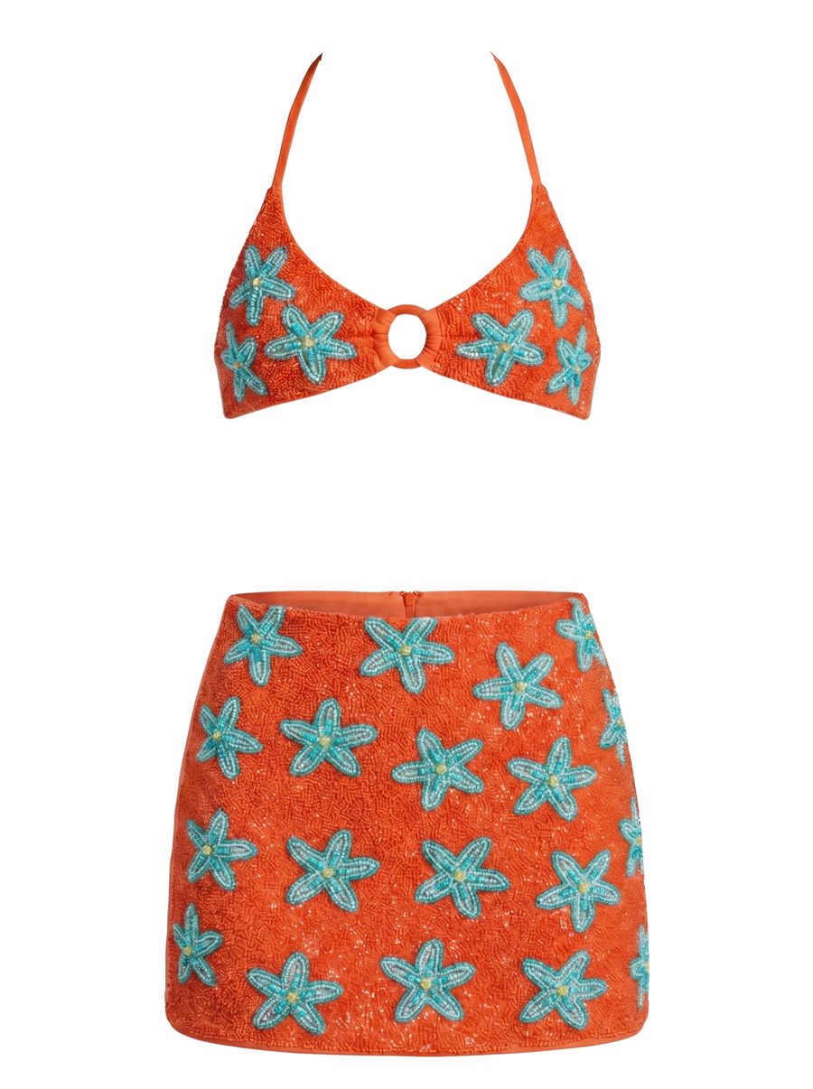 Mia's Marina Mini Skirt Multicolour
