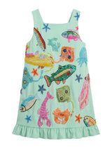 Arizona Small Ruffle Kids Dress Multi Colour