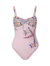 Selene Sea Shell Swimsuit - Pink in Stock