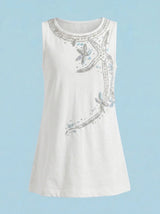 Selene Sleeveless Kids Dress