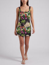 Pandora Luxe Hand Beaded Black Dress