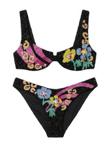 Colorful Flower Bikini Bottom