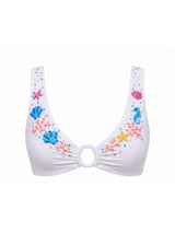 Oceanus Pearl Tide Multi-color Bikini Top