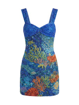Coral Dreamscape Dress