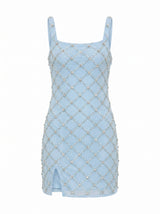 Sofia Arabella Blue Mini Dress