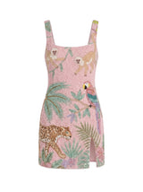 Tropica Pink Mini Dress