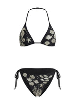 Coraline Embellished Triangle Bikini Bottom
