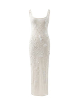 Coralie White Maxi Dress