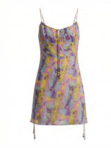 Tropical Blossom Mini Dress