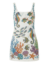 Sea Horse and Fish Mini Dress