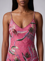 Pink Reef Coral Mini Dress