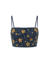Celestial Night Navy Co-ord Top