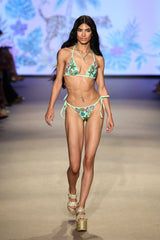 Starfish Shell Green Bikini Bottom