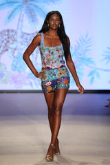 Safari Lagoon Beaded Dress