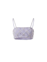 Calliope Luxury Crystal Blue Ombre Co-ord Top