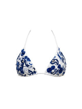 Sea Horse Bikini Top white
