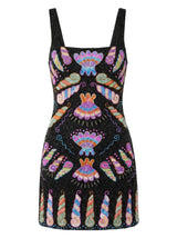 Oceanus x Zandra Rhodes Dreamy Dress Black