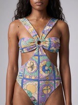 Dara Celestial Cut-Out Swimsuit