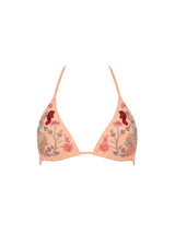 Seahorse Coral Peach Bikini Top