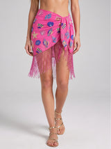 Oceanic Multi Colour Tasseled Sarong