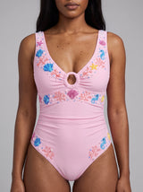 Oceanus Pearl Tide Baby Pink Swimsuit