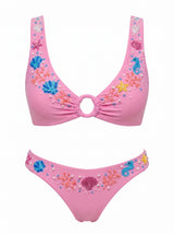 Oceanus Pearl Tide Multi-color Bikini Bottom
