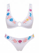 Oceanus Pearl Tide Multi-color Bikini Bottom