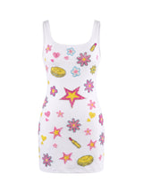 Totally Spies Lycra Mini Dress Cosmetic White