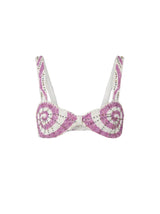 Mermaid's Kiss Pink Bikini Top