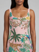 Tropica Pink Maxi Dress
