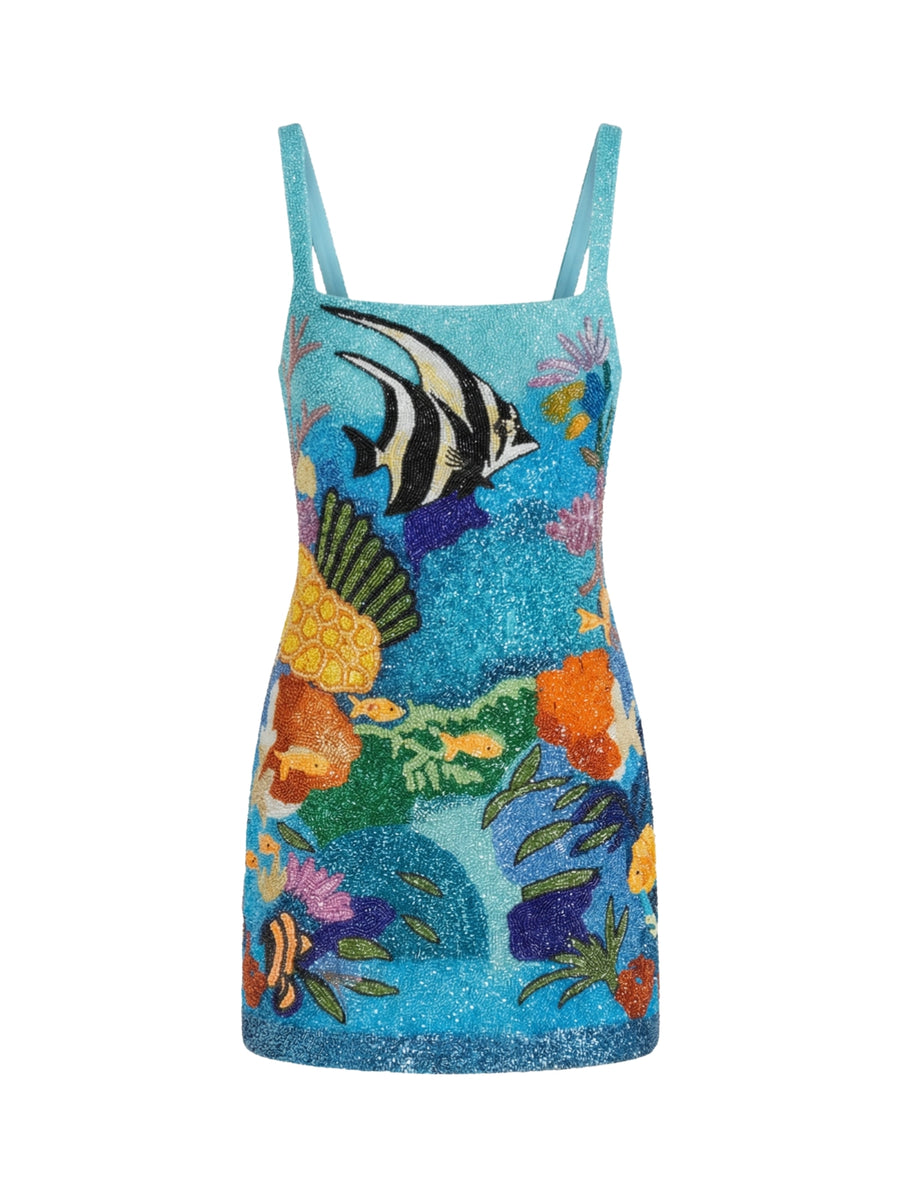 Celeste Blue Mini Dress